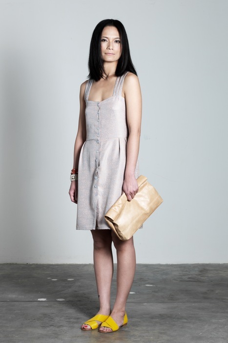 Patouf Stine dress with Marie Turnor dinner clutch