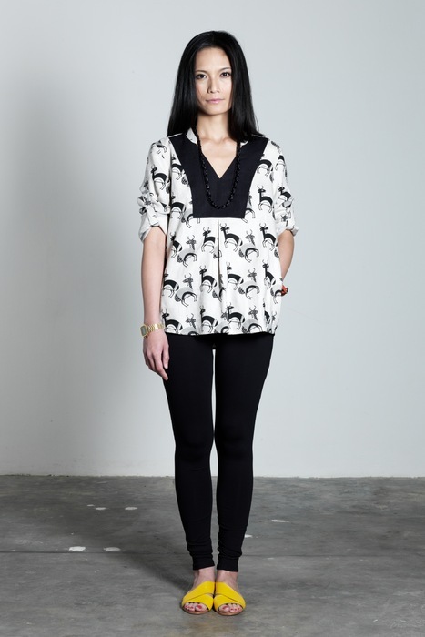 Augustina blouse by organic label Snoozer Loser